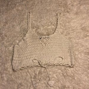 NWOT Out From Under Crochet Bralette Top